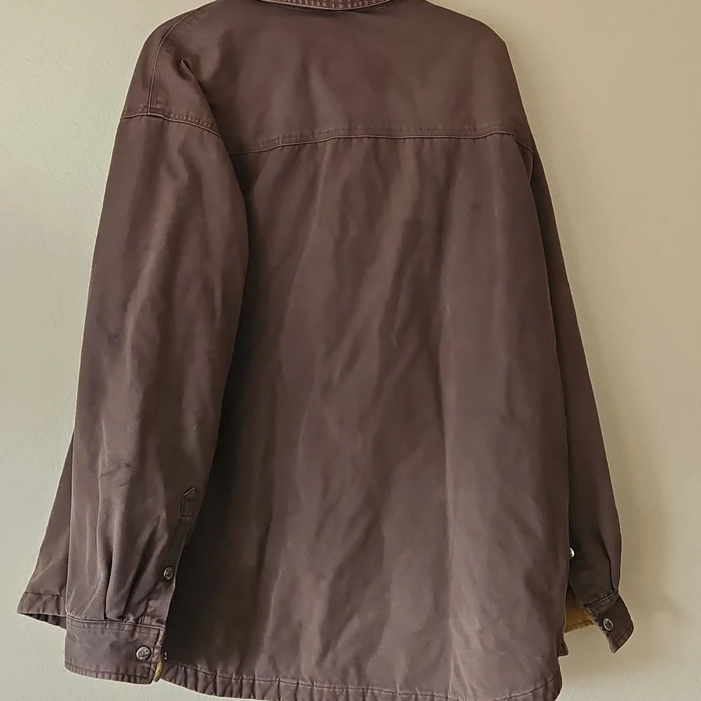 Men's‎ Brown CAT Jacket Fleece Lined XL